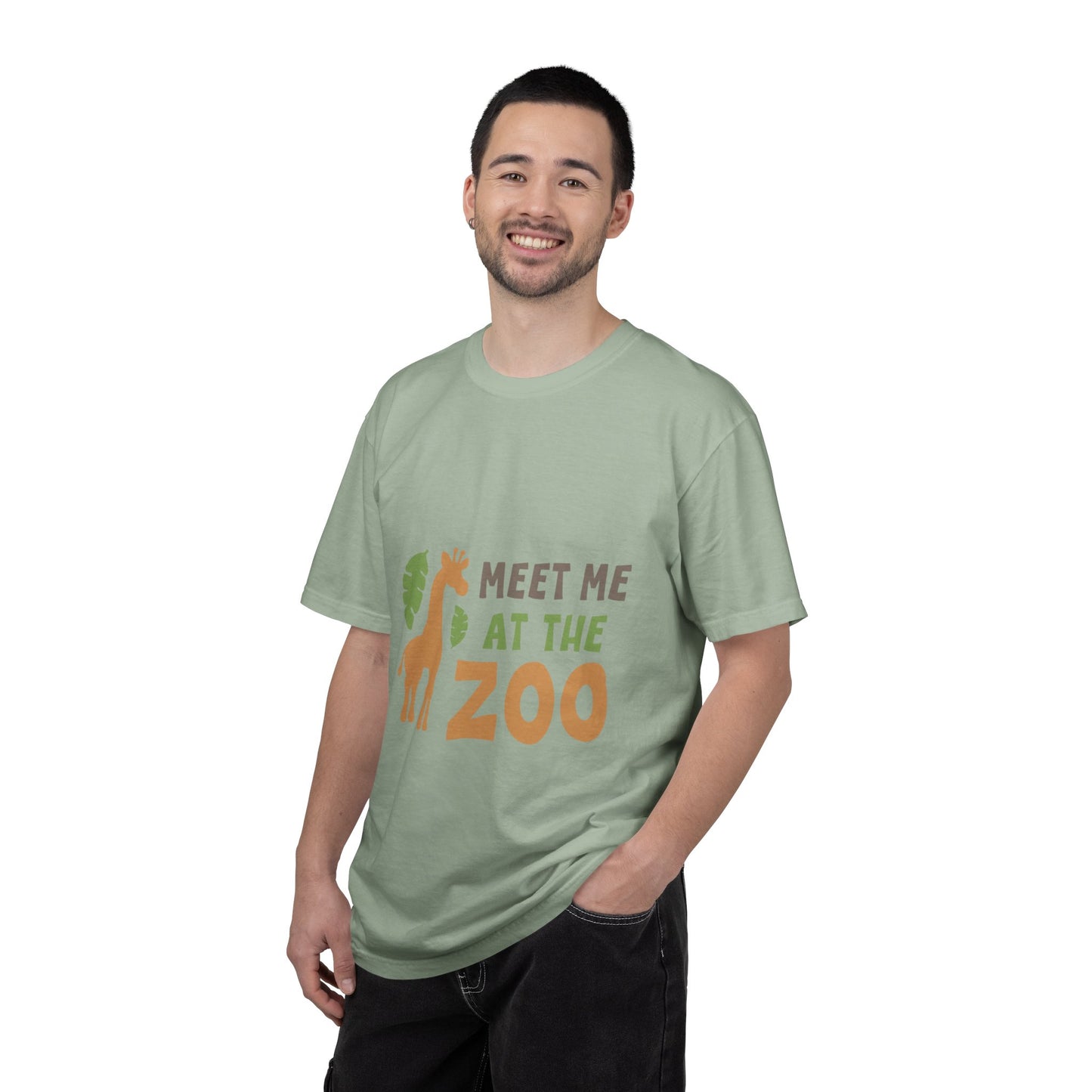 Meet Me At Zoo Wildlife Conservation Tee Animal Welfare Safari Aquarium Outreach Programs Unisex Heavy Cotton T-Shirt