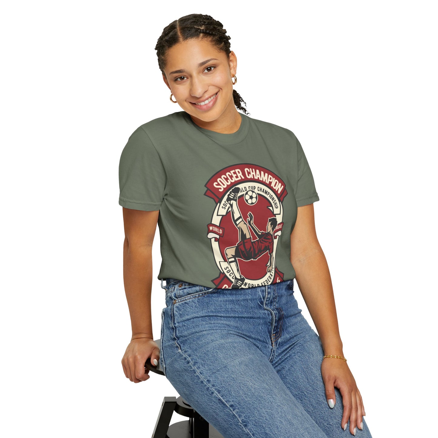 Soccer Champion Heartwarming Sweet Tee Charismatic Passion Unisex Heavy Cotton T-Shirt