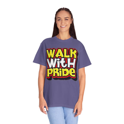 Walk With Pride Confidence Tee Aspiration Mindfulness Integrity Empowerment Unisex Heavy Cotton T-Shirt