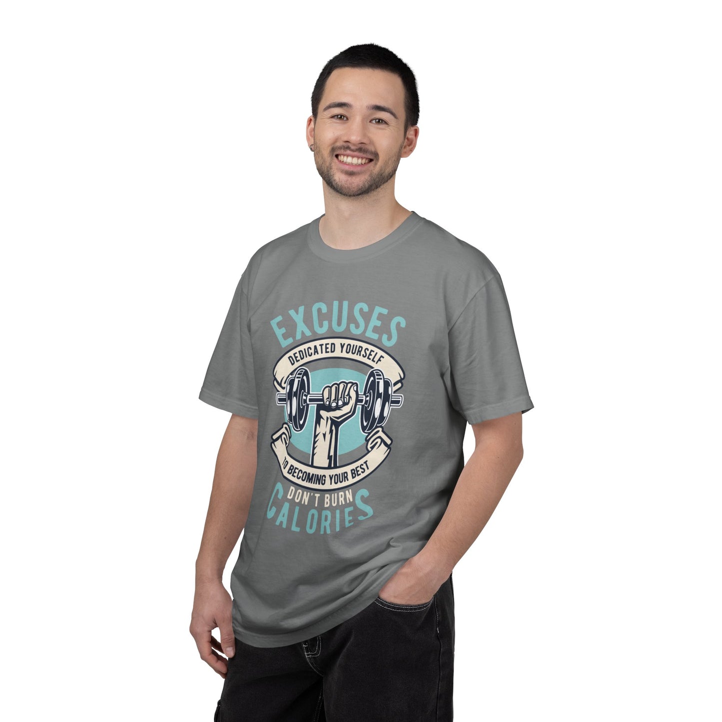 Don’t Burn Calories Body Building Goal Setting Will Power Achievement Tee Unisex Heavy Cotton T-Shirt