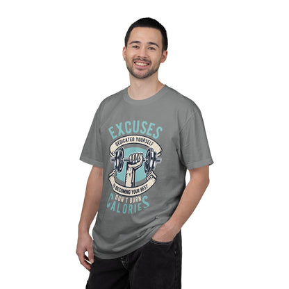 Don’t Burn Calories Body Building Goal Setting Will Power Achievement Tee Unisex Heavy Cotton T-Shirt