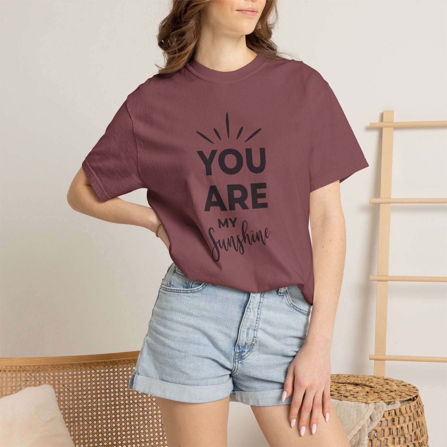 You Are My Sunshine Lovers Tee Hug Rainbow Passion Unconditional Soulful Connection Unisex Heavy Cotton T-Shirt