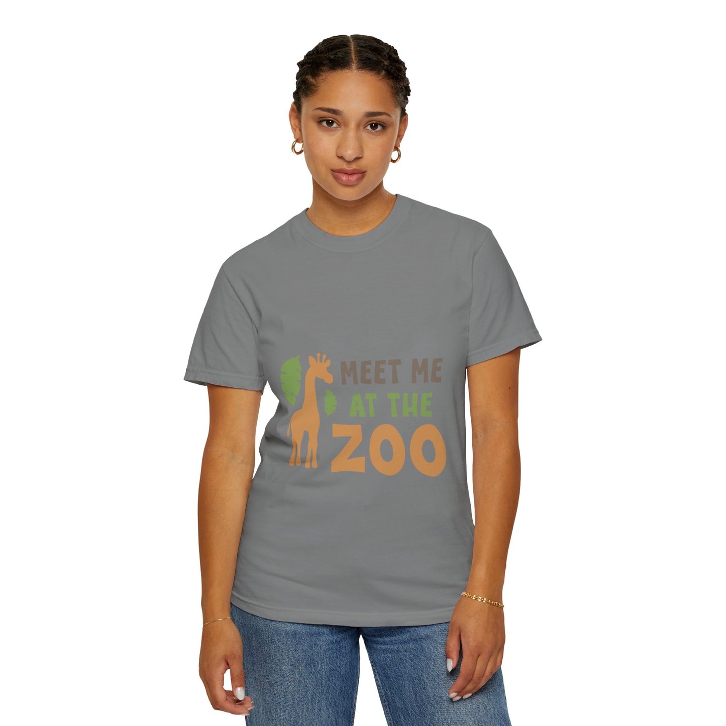 Meet Me At Zoo Wildlife Conservation Tee Animal Welfare Safari Aquarium Outreach Programs Unisex Heavy Cotton T-Shirt