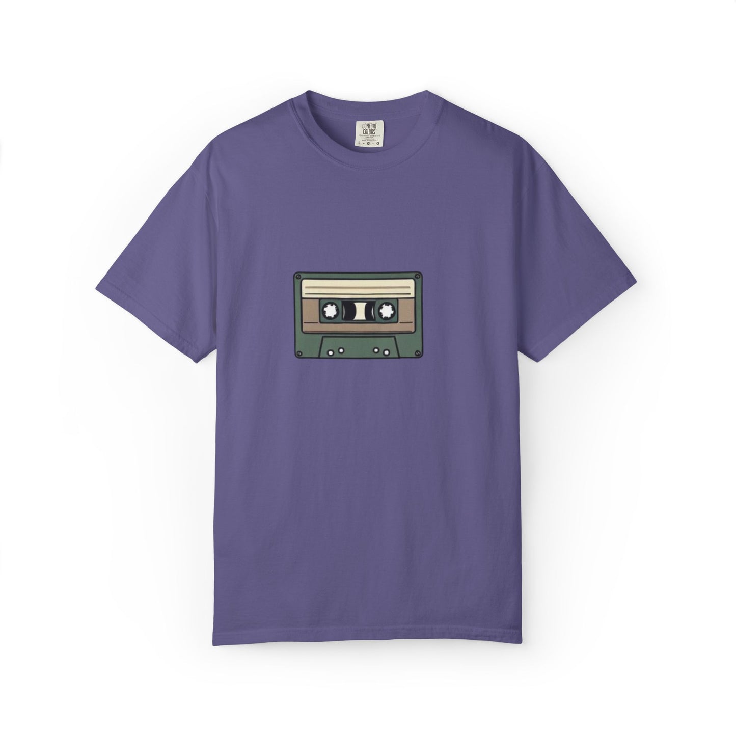 Audio Cassette - of Unisex Garment-Dyed T-shirt