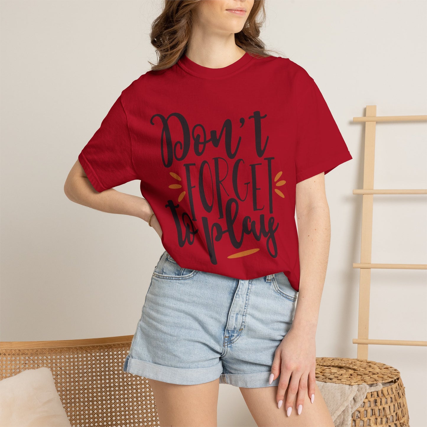 Don’t Forget To Play Warriors Tee Non-Stop Playing Gaming Obsession Unisex Heavy Cotton T-Shirt