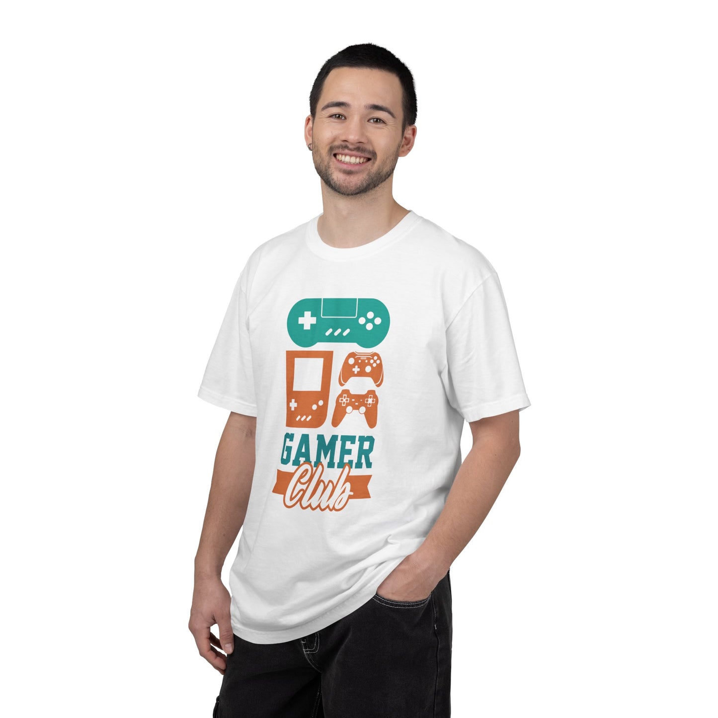 Funny Gamer Club Sarcastic Retro Gaming Gaming Consoles Gaming Community Unisex Heavy Cotton T-Shirt