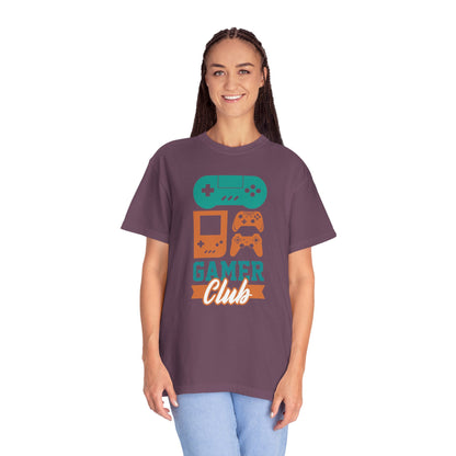 Funny Gamer Club Sarcastic Retro Gaming Gaming Consoles Gaming Community Unisex Heavy Cotton T-Shirt