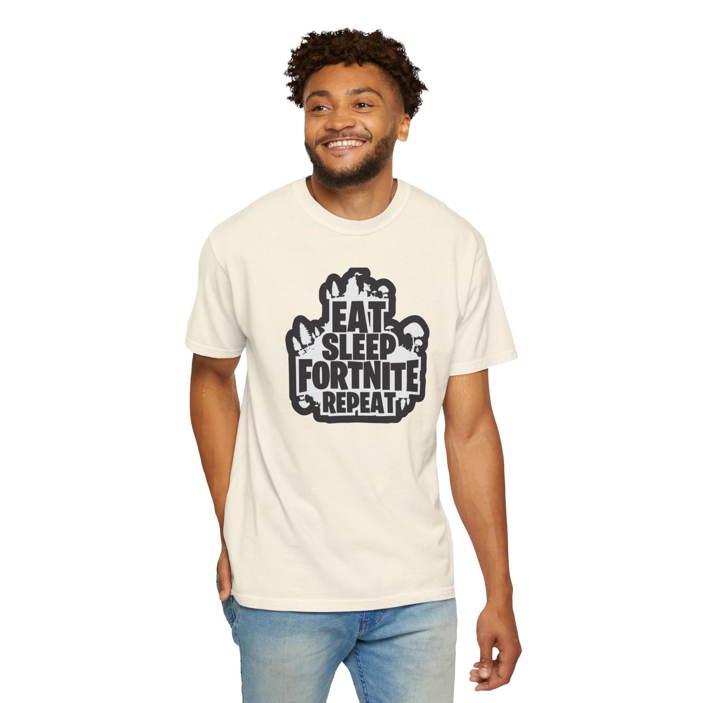 Eat Sleep Fortnite Battle Royale Squad Gameplay Passion Tee Solo Missions Social Gaming Unisex Heavy Cotton T-Shirt