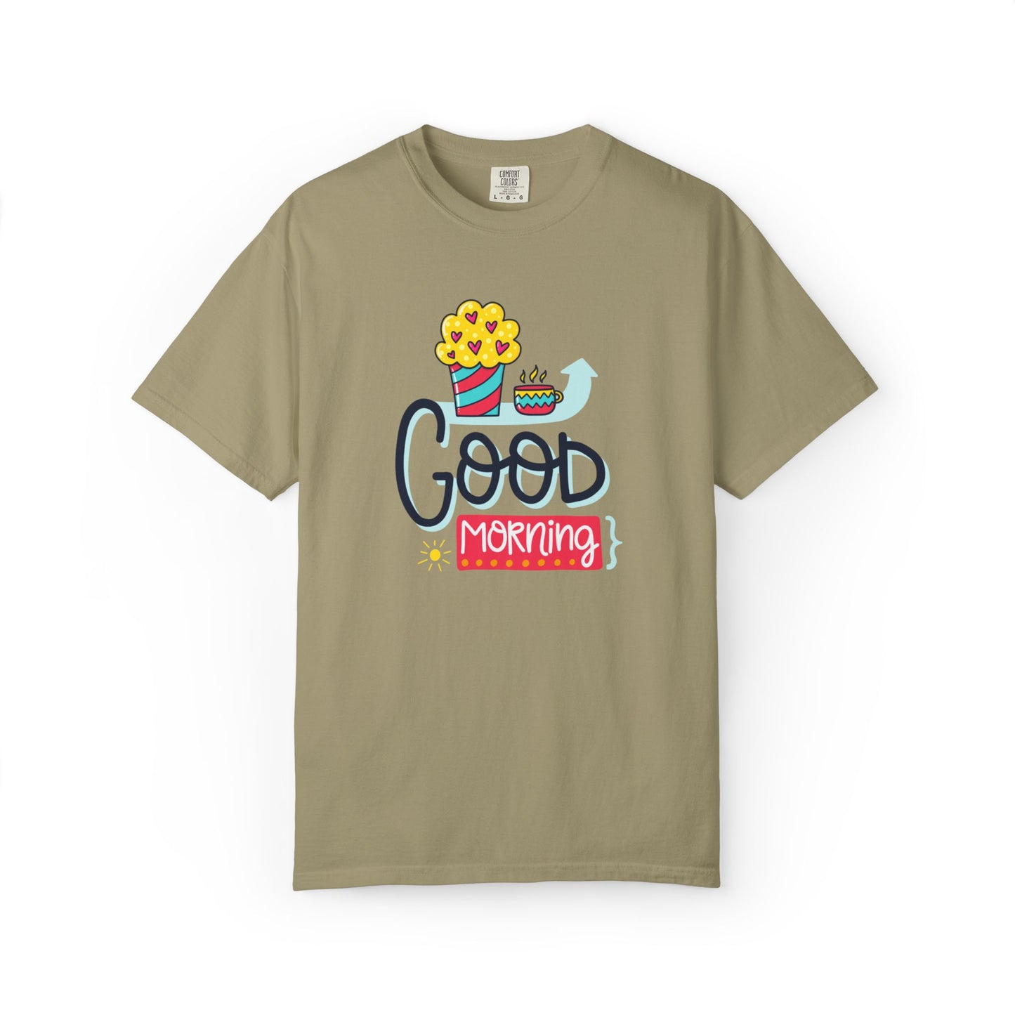 Good Morning Lazy Day Achiever Morning Champion Tee Daily Victory Sleep Defeated Unisex Heavy Cotton T-Shirt