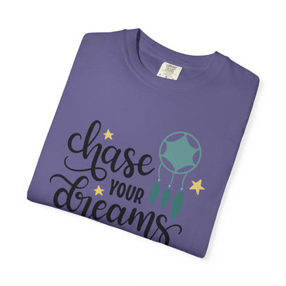 Chase Your Dreams Creativity Imagination Tee Determination Reach For The Stars Unisex Heavy Cotton T-Shirt