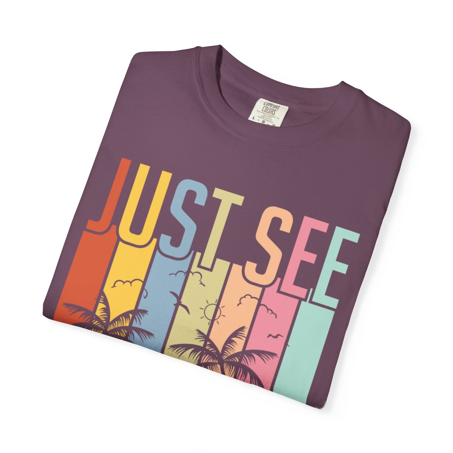 Inspirational Just See Yourself Self-Discovery Personal Vision Focus Summer Vibes Unisex Heavy Cotton T-Shirt