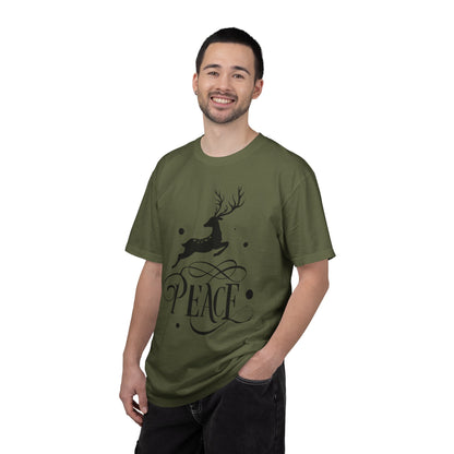 Peace Harmony Unity Peacemakers Tee Merry Christmas Festival Snowflakes Season Of Joy Unisex Heavy Cotton T-Shirt