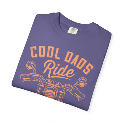 Funny Cool Dad Motorcycle Sporty Dad Sarcastic Pedal Power Dad Bike Lover Unisex Heavy Cotton T-Shirt