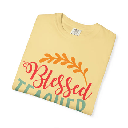 Blessed Teacher Role Model Supportive Learning Positive Reinforcement Moral Values Unisex Heavy Cotton T-Shirt