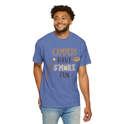 Campers Adventure Mountain Tee Belays Ropes Fun Activities Unisex Heavy Cotton T-Shirt