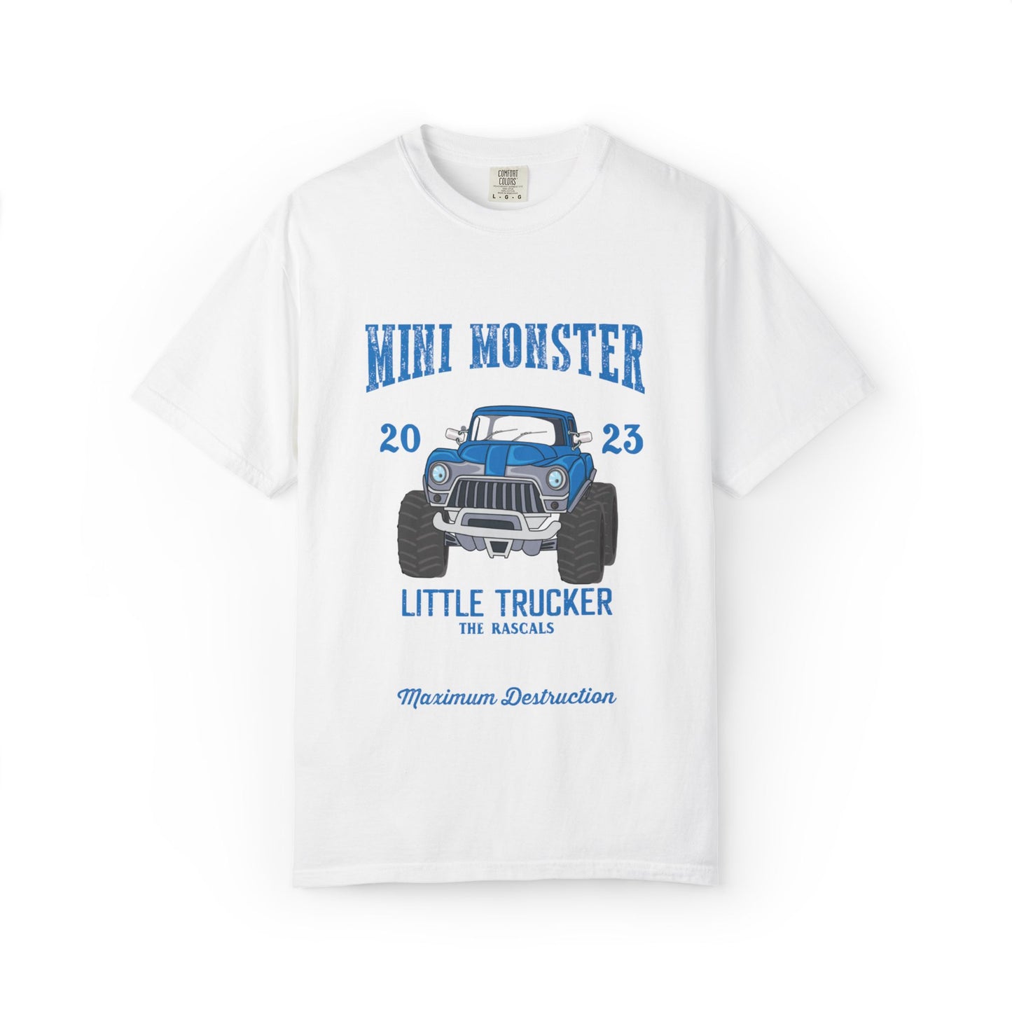 Funny Mini Monster Truck Manic Speed Truck Power Sarcastic Extreme Adventure Four-Wheel Drive Unisex Heavy Cotton T-Shirt