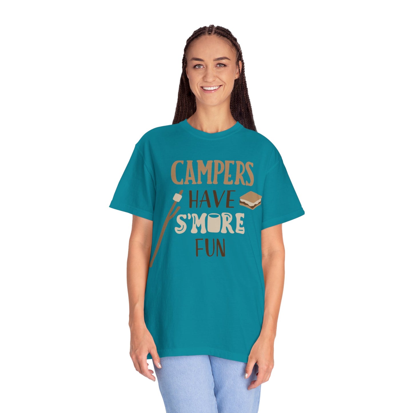Campers Adventure Mountain Tee Belays Ropes Fun Activities Unisex Heavy Cotton T-Shirt