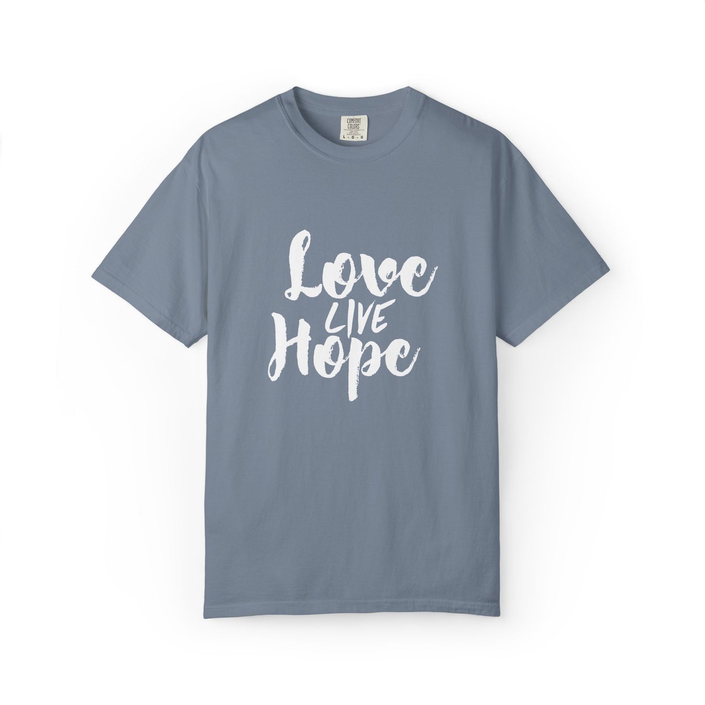 Love live hope Modern Tee Achievement Self-Improvement Unisex Heavy Cotton T-Shirt