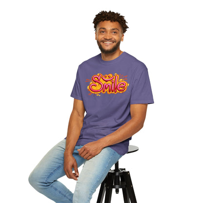 Smile Unisex Garment-Dyed T-shirt