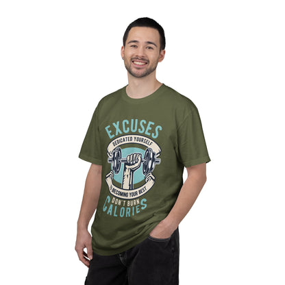 100% cotton (fiber content may vary for different colors) Medium fabric (5.3 oz/yd² (180 g/m²)) Dedicated Yourself To Becoming Your Best Don’t Burn Calories Unisex Heavy Cotton T-Shirt