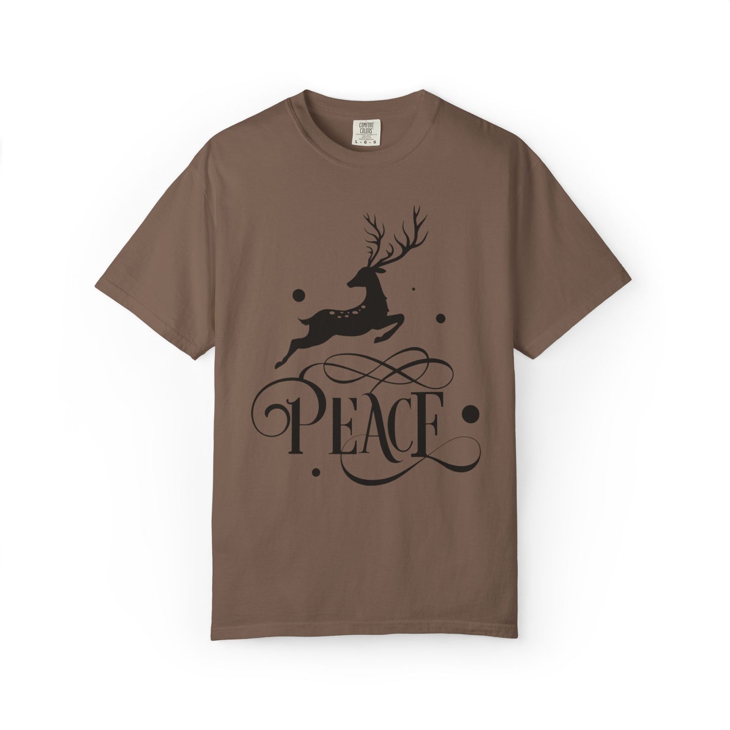 Peace Harmony Unity Peacemakers Tee Merry Christmas Festival Snowflakes Season Of Joy Unisex Heavy Cotton T-Shirt