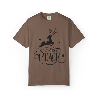 Peace Harmony Unity Peacemakers Tee Merry Christmas Festival Snowflakes Season Of Joy Unisex Heavy Cotton T-Shirt