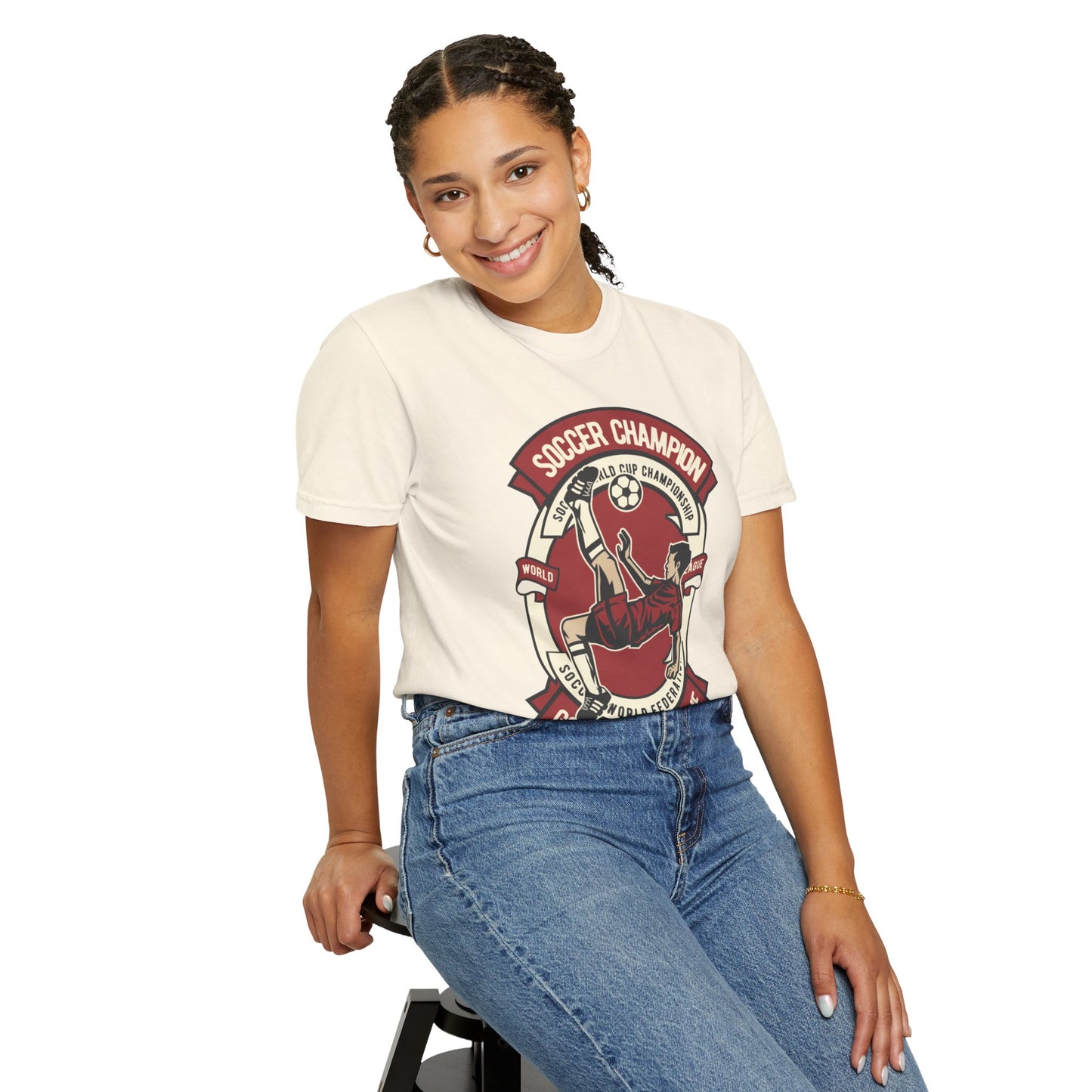Soccer Champion Heartwarming Sweet Tee Charismatic Passion Unisex Heavy Cotton T-Shirt