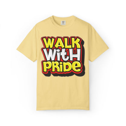Walk With Pride Confidence Tee Aspiration Mindfulness Integrity Empowerment Unisex Heavy Cotton T-Shirt