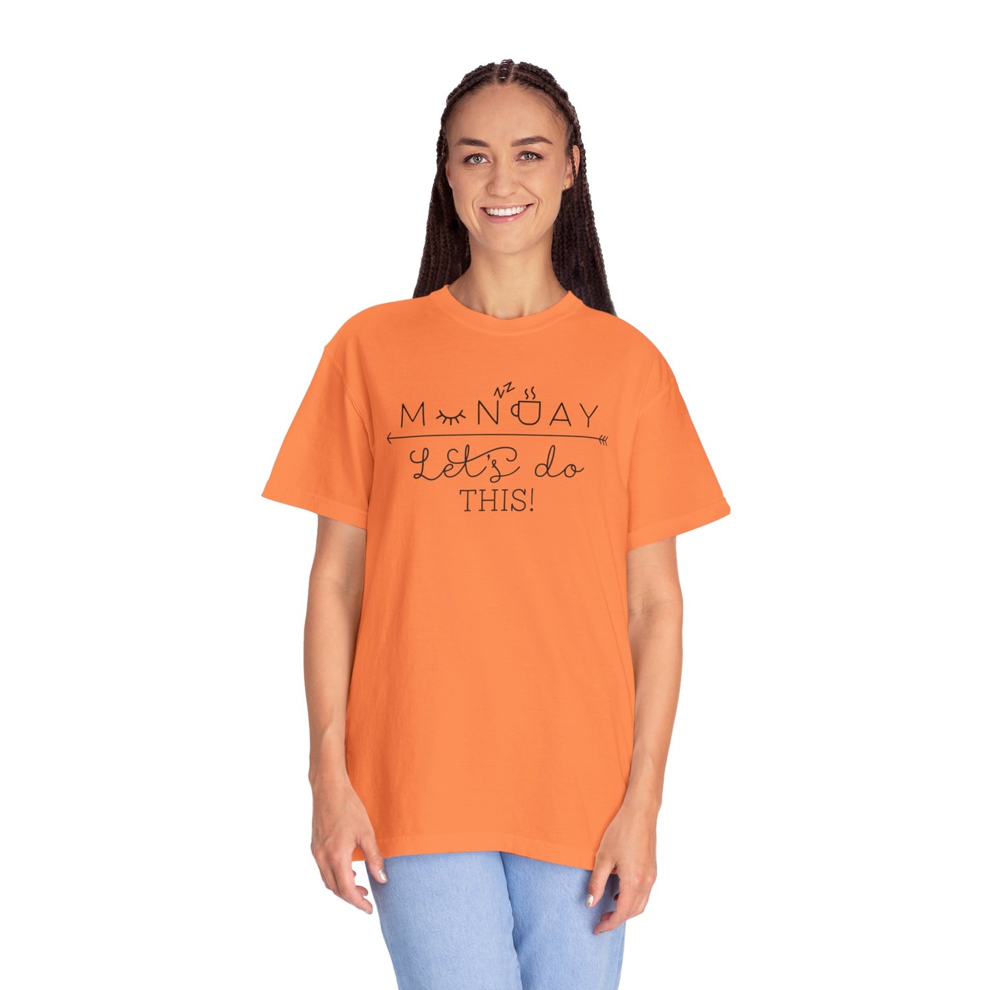 Monday Let’s Do This Motivation Tee Work Ethic Positive Mindset Focus Planning Task Completion Morning Routine Unisex Heavy Cotton T-Shirt