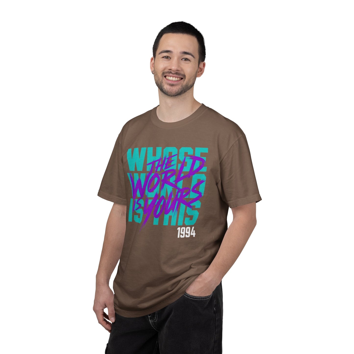 The World Is Yours Unisex Garment-Dyed T-shirt