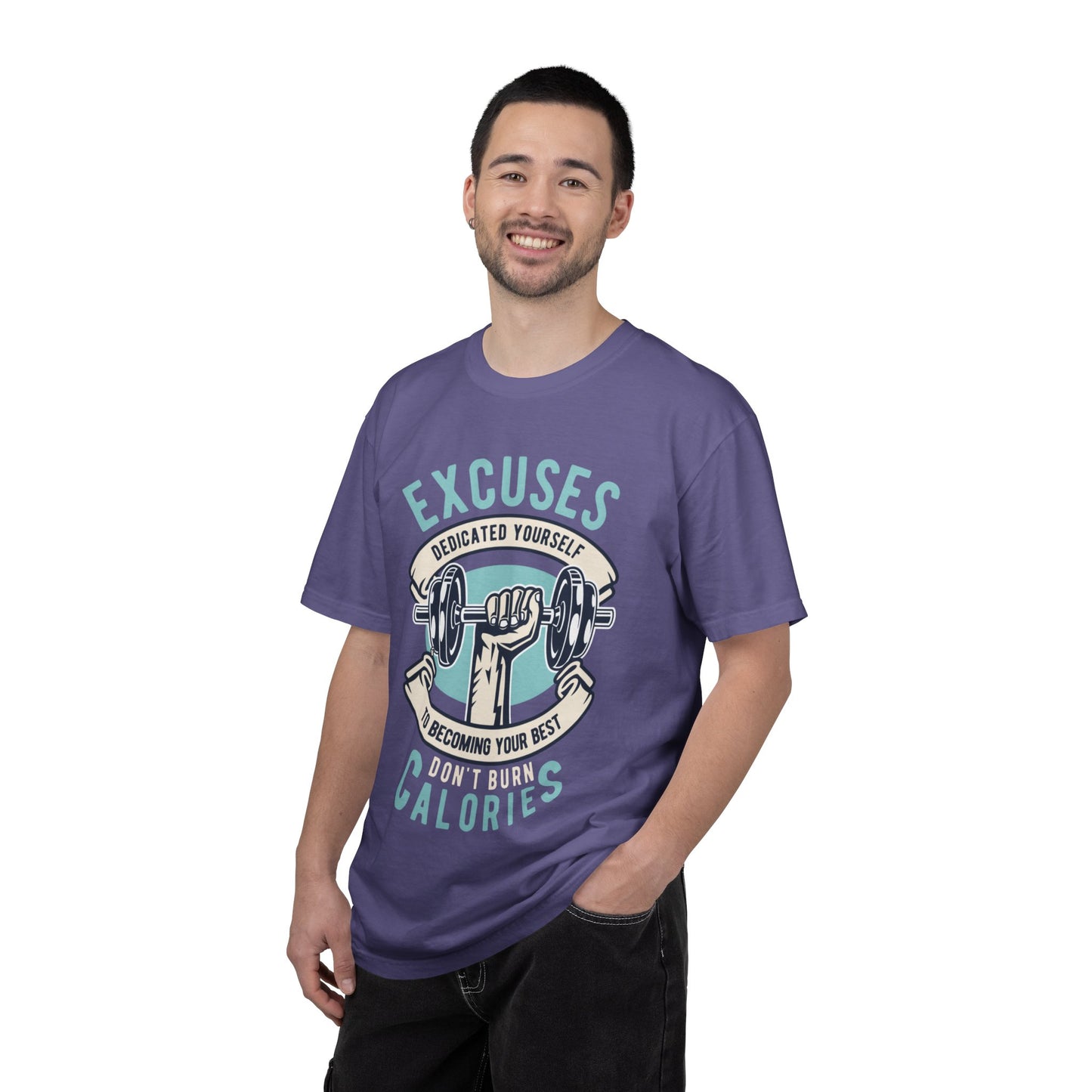 100% cotton (fiber content may vary for different colors) Medium fabric (5.3 oz/yd² (180 g/m²)) Dedicated Yourself To Becoming Your Best Don’t Burn Calories Unisex Heavy Cotton T-Shirt