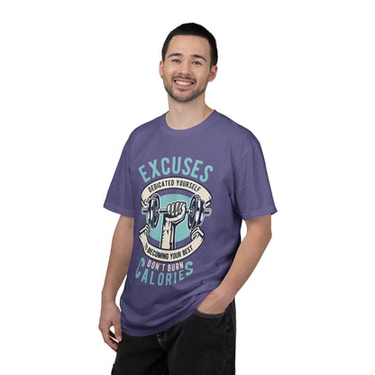 100% cotton (fiber content may vary for different colors) Medium fabric (5.3 oz/yd² (180 g/m²)) Dedicated Yourself To Becoming Your Best Don’t Burn Calories Unisex Heavy Cotton T-Shirt