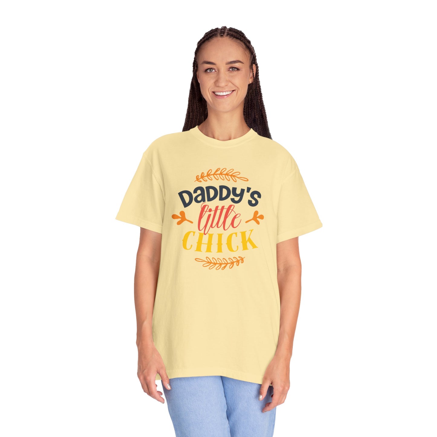 Daddy’s Little Chick Confidence Tee Elegance Charming Appealing Beauty Easter Celebration Unisex Heavy Cotton T-Shirt