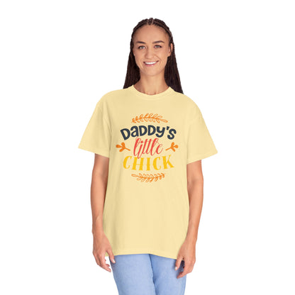 Daddy’s Little Chick Confidence Tee Elegance Charming Appealing Beauty Easter Celebration Unisex Heavy Cotton T-Shirt