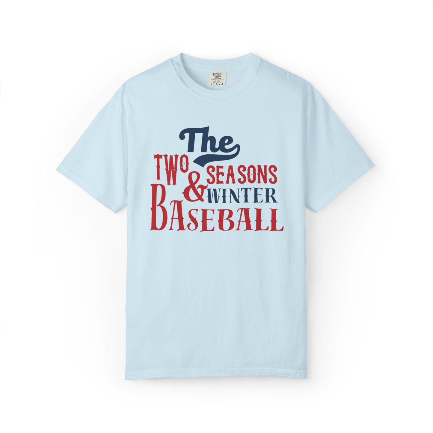 The Two Seasons Winter & Baseball Pitcher’s Snow Peace Tee Scoreboard Smiles Inning Of Joy Unisex Heavy Cotton T-Shirt