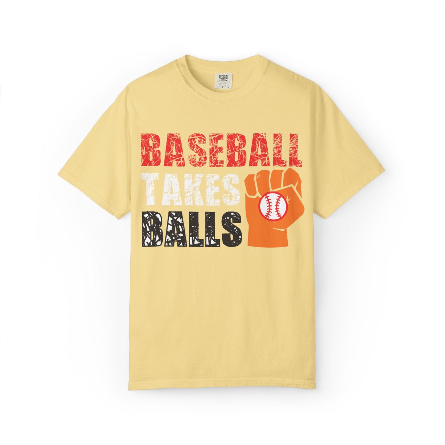 Baseball Takes Ball Defensive Prowess Tee Fielding Excellence Outfield Expertise Unisex Heavy Cotton T-Shirt