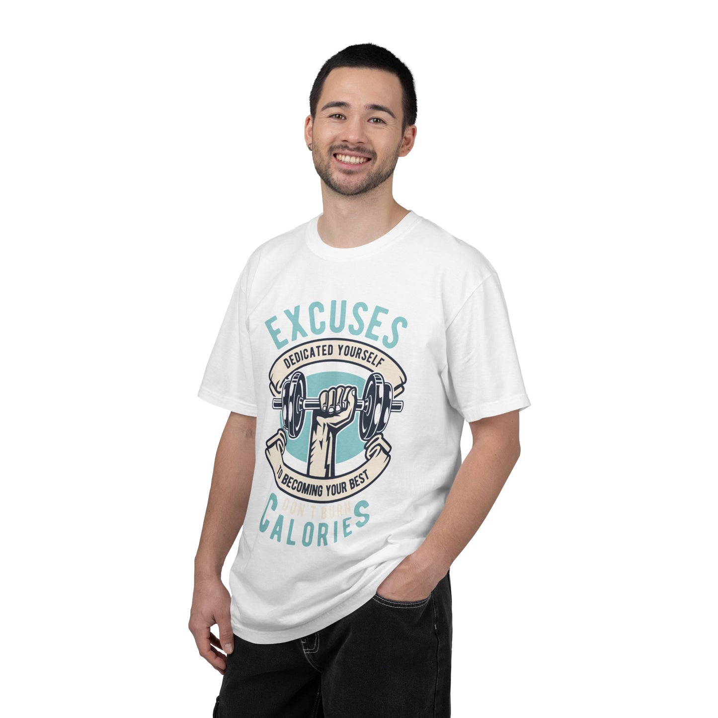100% cotton (fiber content may vary for different colors) Medium fabric (5.3 oz/yd² (180 g/m²)) Dedicated Yourself To Becoming Your Best Don’t Burn Calories Unisex Heavy Cotton T-Shirt