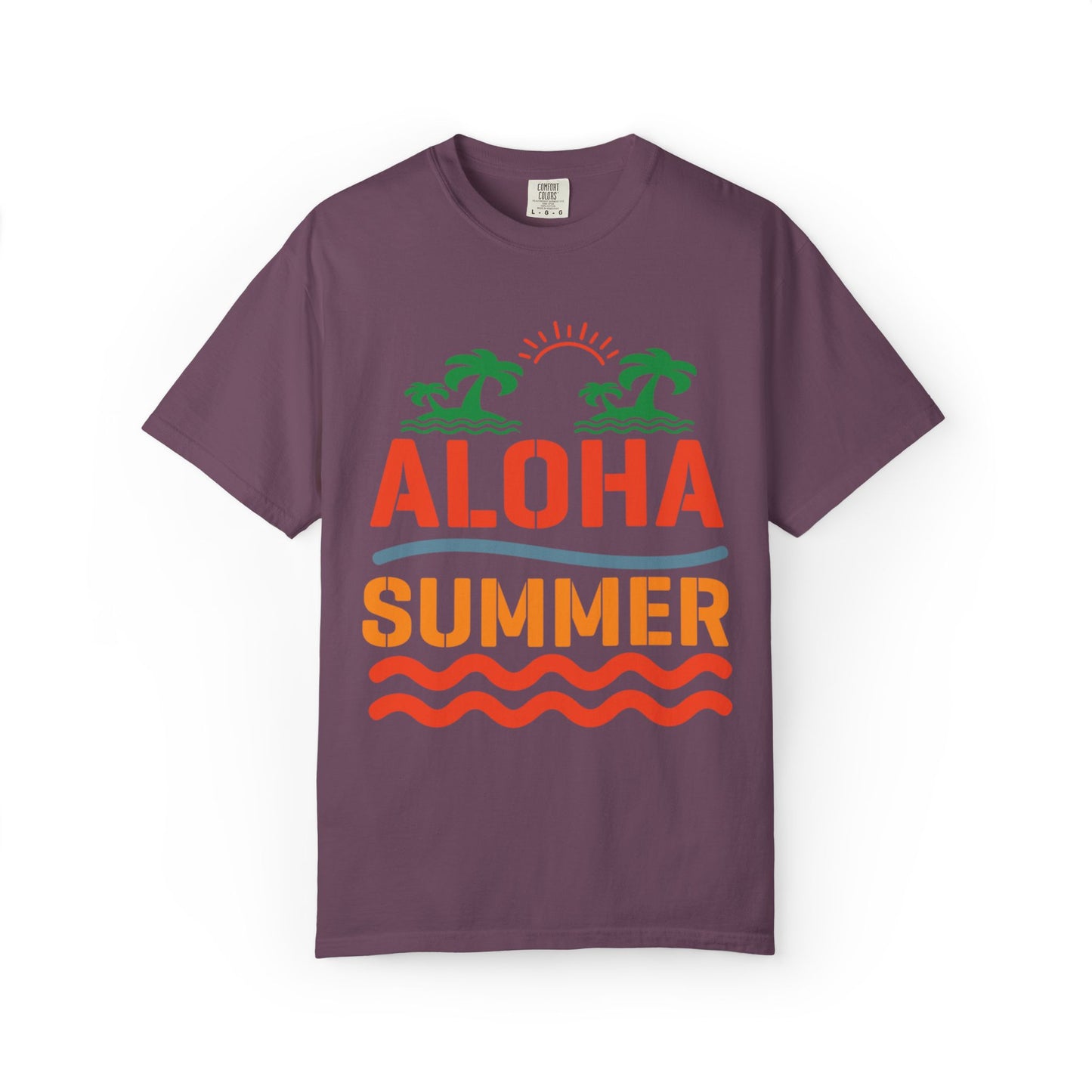 Exciting Aloha Summer Sunshine Beach Days White Sand Summer Camp Vacation Mode Sunny Days Unisex Heavy Cotton T-Shirt