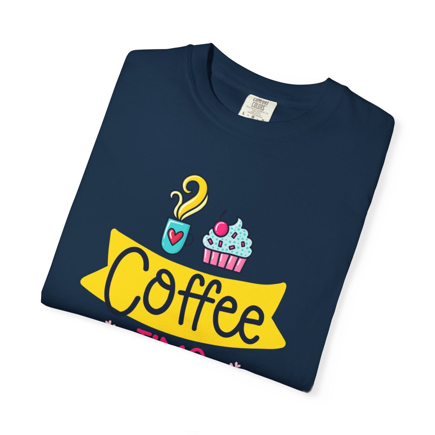 Funny Coffee Time Beans Latte Lovers Tee Black Brew Addicted Barista Freak Unisex Heavy Cotton T-Shirt