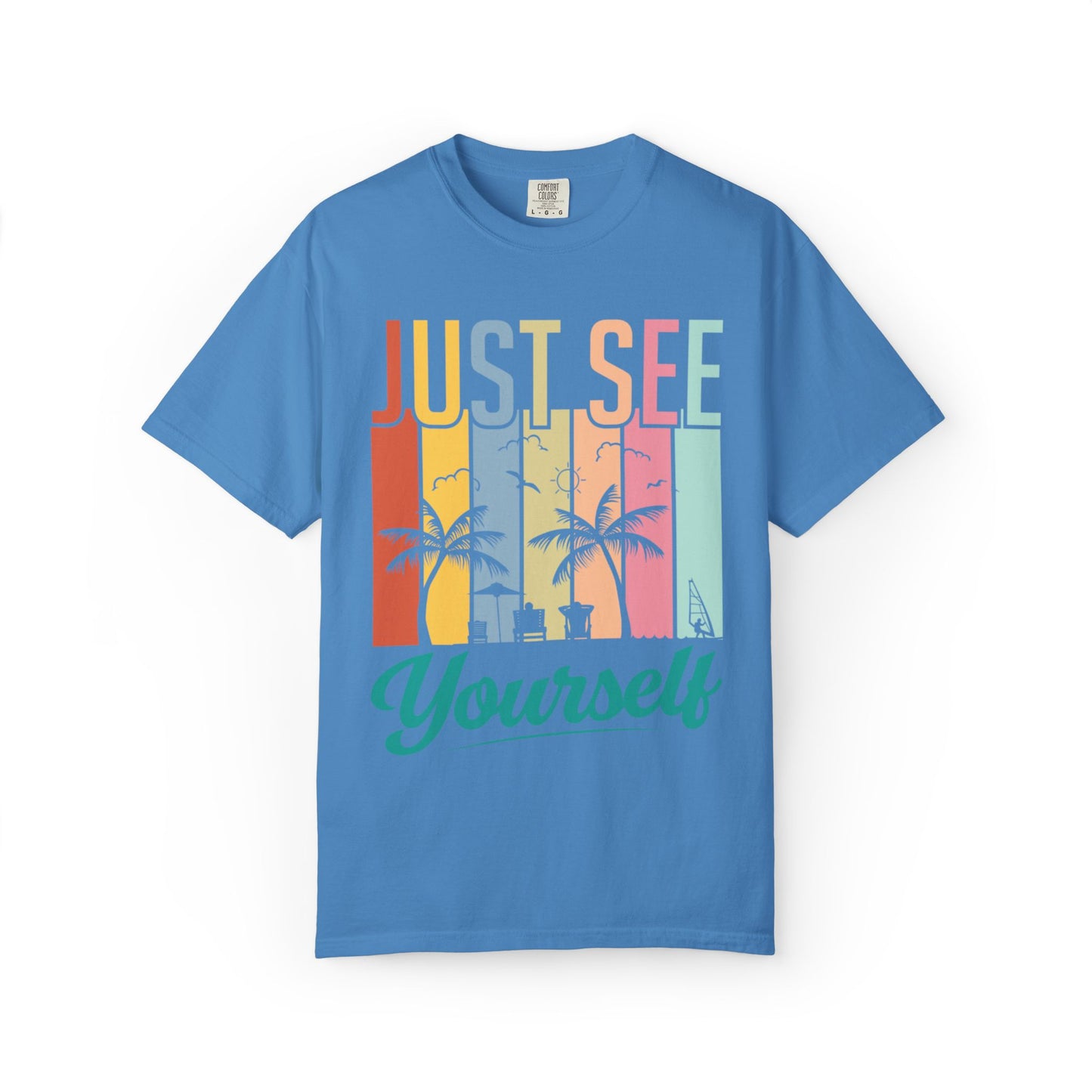 Inspirational Just See Yourself Self-Discovery Personal Vision Focus Summer Vibes Unisex Heavy Cotton T-Shirt