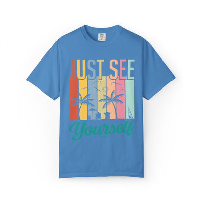 Inspirational Just See Yourself Self-Discovery Personal Vision Focus Summer Vibes Unisex Heavy Cotton T-Shirt