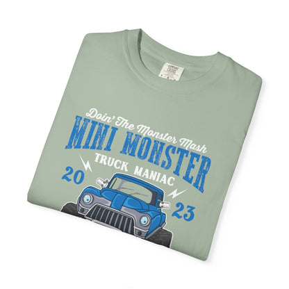 Funny Mini Monster Truck Manic Speed Truck Power Sarcastic Extreme Adventure Four-Wheel Drive Unisex Heavy Cotton T-Shirt