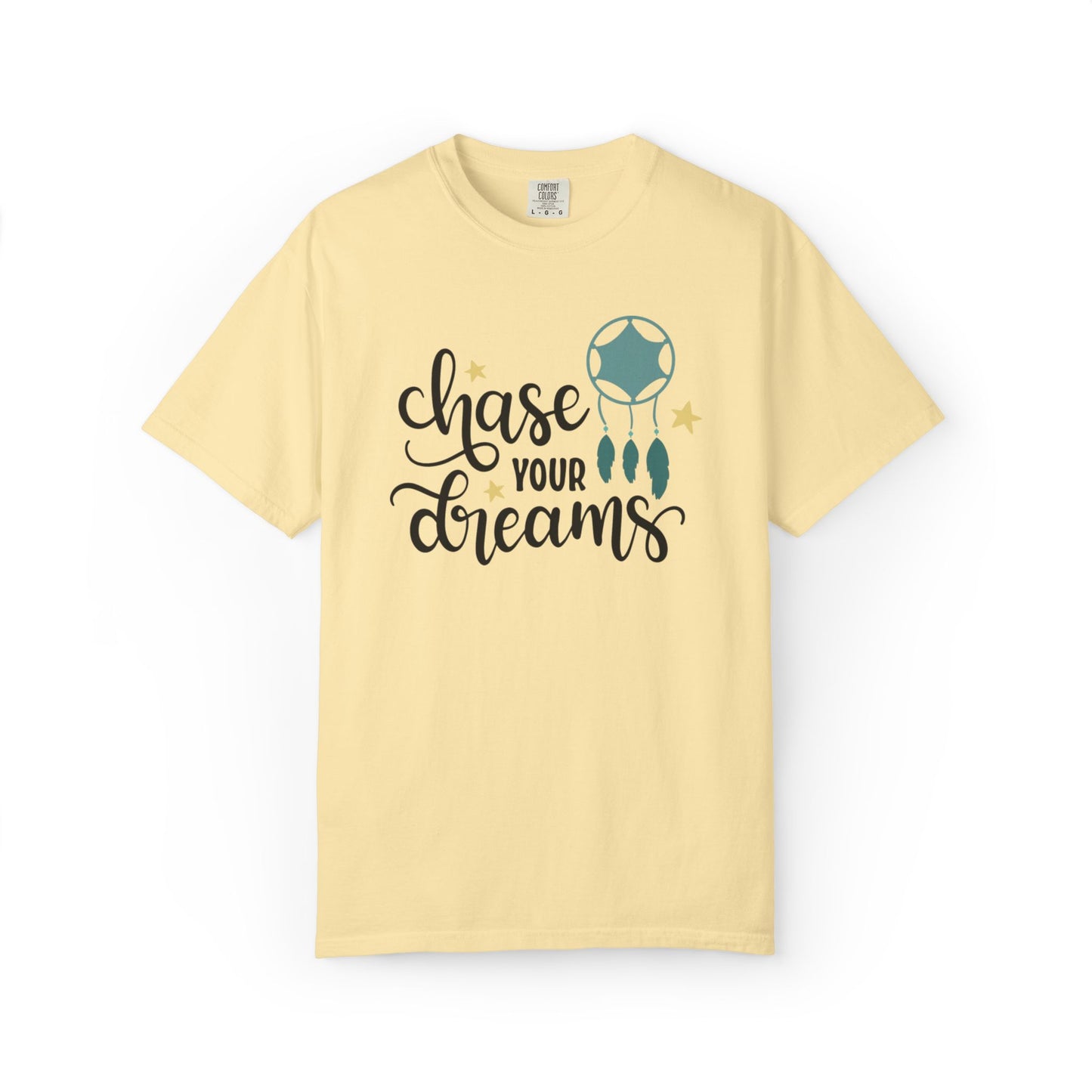 Chase Your Dreams Creativity Imagination Tee Determination Reach For The Stars Unisex Heavy Cotton T-Shirt