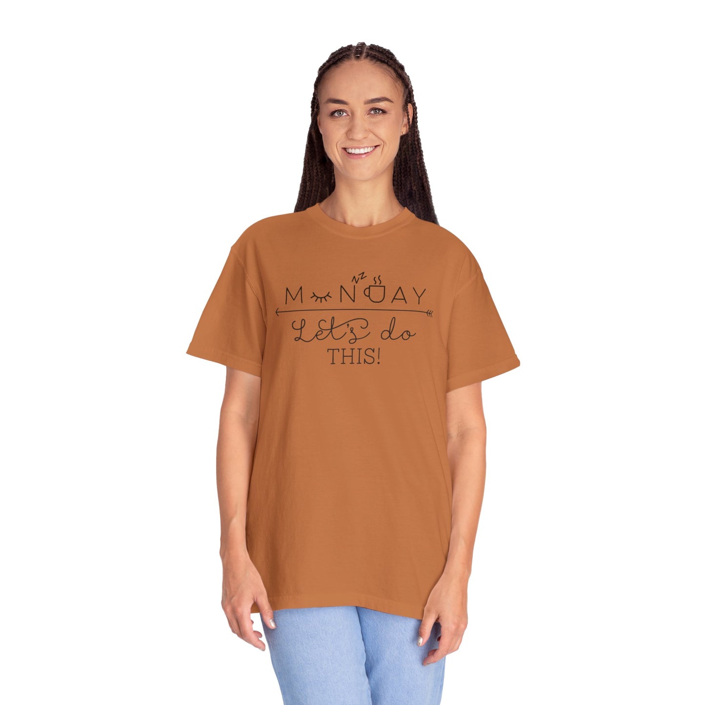 Monday Let’s Do This Motivation Tee Work Ethic Positive Mindset Focus Planning Task Completion Morning Routine Unisex Heavy Cotton T-Shirt