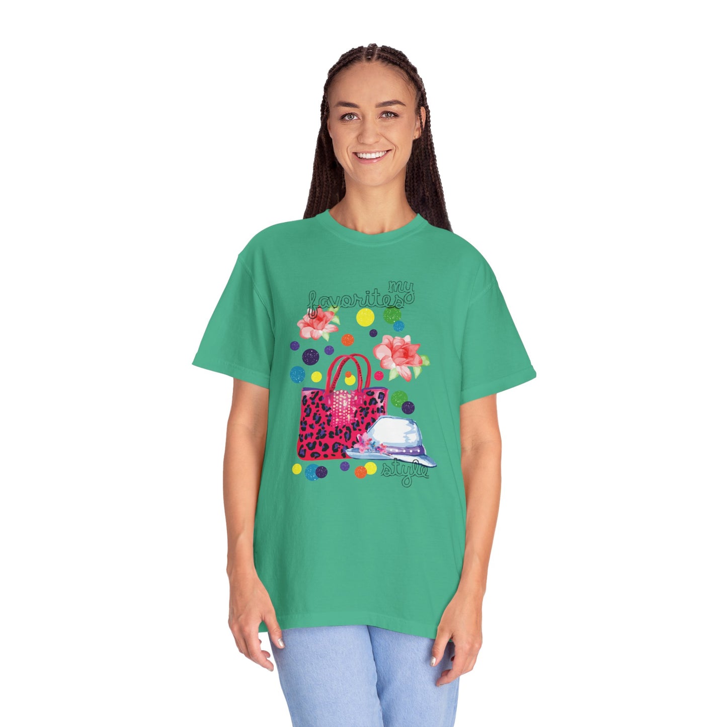 My Favorites Style Elegantly Trendy Tee Cleverly Classy Strong Empowered Fashionable Stylish Cute Unisex Heavy Cotton T-Shirt
