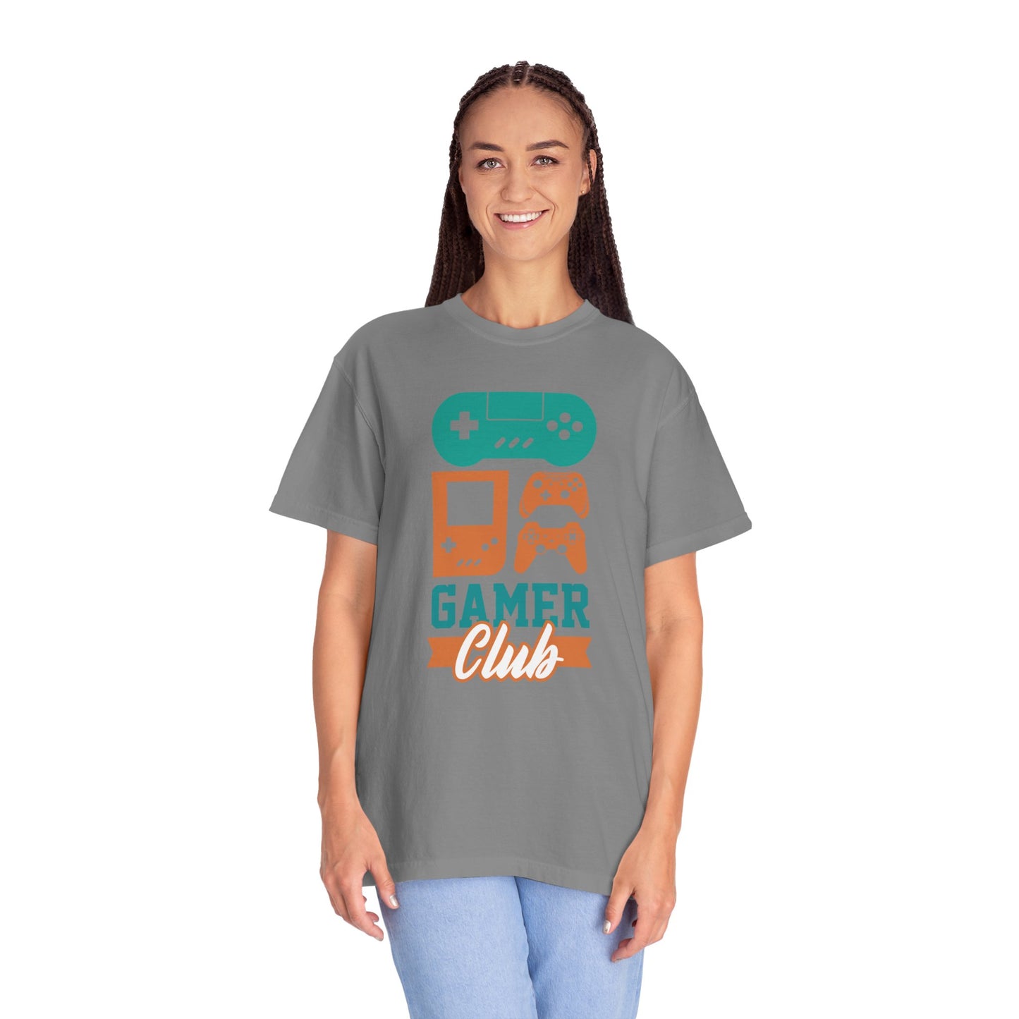 Funny Gamer Club Sarcastic Retro Gaming Gaming Consoles Gaming Community Unisex Heavy Cotton T-Shirt