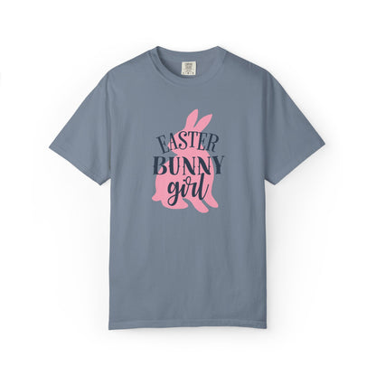 Easter Bunny Girl Holy Week Celebration Spring Festival Tee Christian Holiday Excitement Eggs Good Friday  Unisex Heavy Cotton T-Shirt