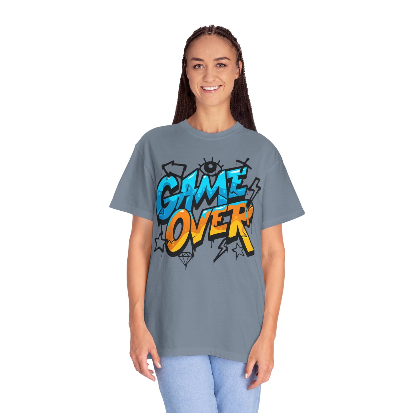 Game Over Unisex Garment-Dyed T-shirt