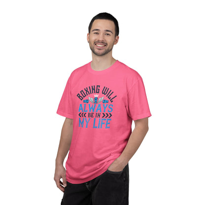 Funny Boxing Will Always Be In My Life Passion Sarcastic Love Boxing Gloves Boxing Legacy Unisex Heavy Cotton T-Shirt