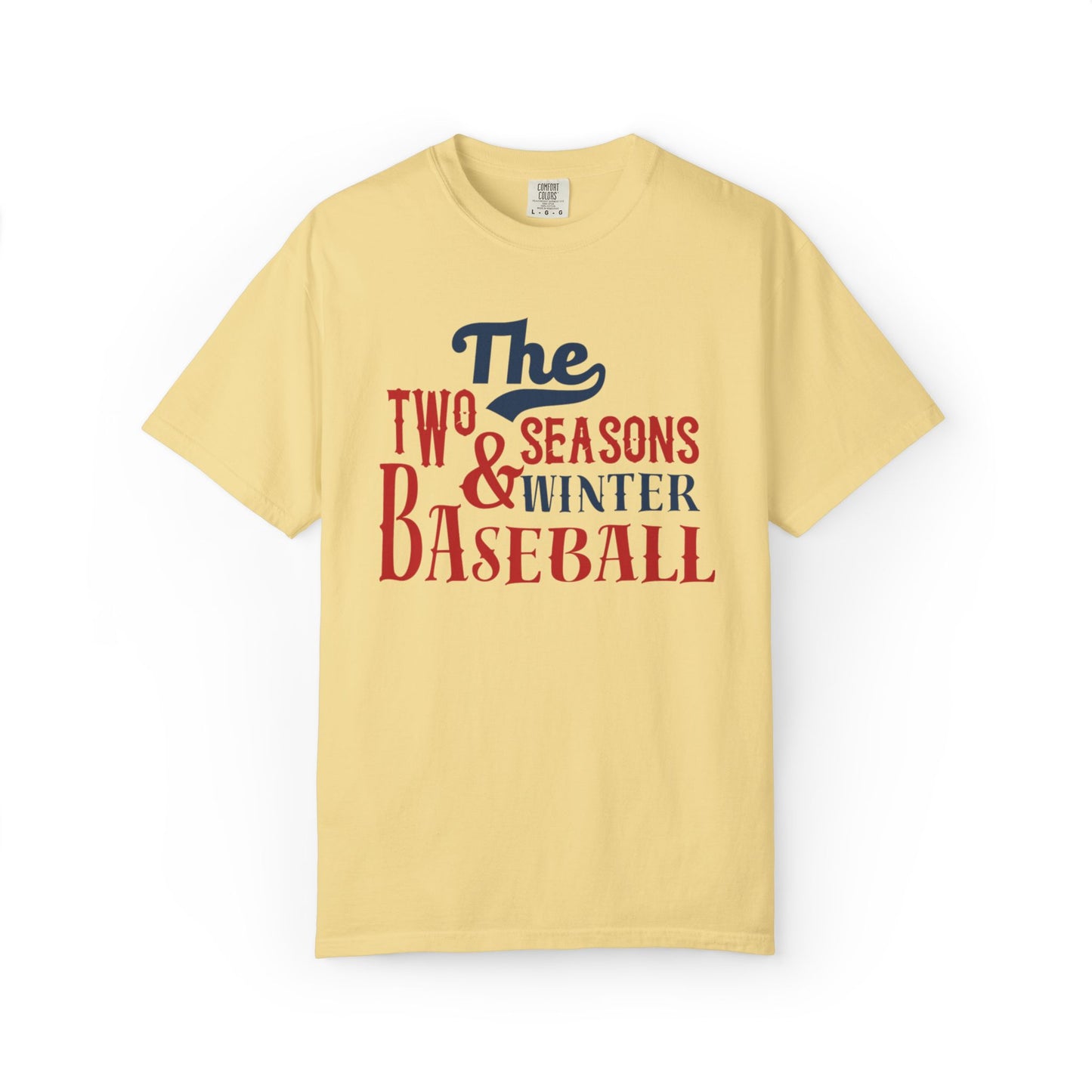The Two Seasons Winter & Baseball Pitcher’s Snow Peace Tee Scoreboard Smiles Inning Of Joy Unisex Heavy Cotton T-Shirt
